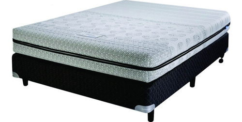 Sommier Y Colchon Suavestar Relax 30kg Alta Densidad 140x190