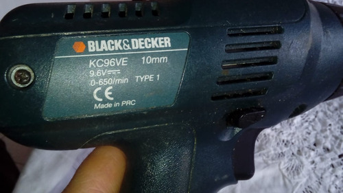 Atornillador Black Y Decker Kc96ve Sin Bateria - Funcionando