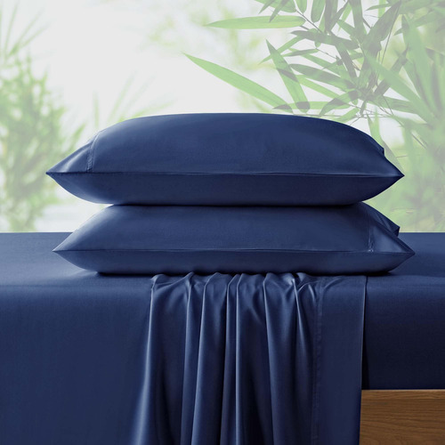 Conjunto De 4 Piezas De Sábanas Queen Size De Fibra De