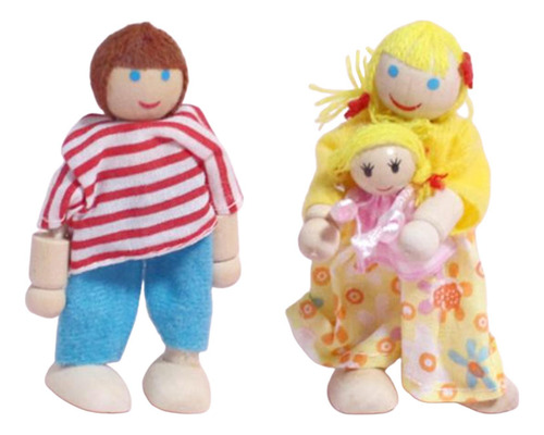 Dollhouse Dollhouse Dolls Pretend Play Figures, Miniature A