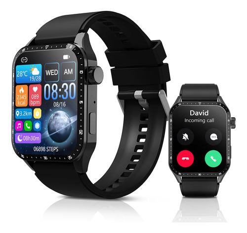Smartwatch Hombre Reloj Inteligente Bluetooth Llamada 1.91''