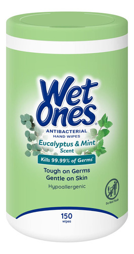 Wet Ones Toallitas Antibacterianas De Eucalipto Y Menta, Rec