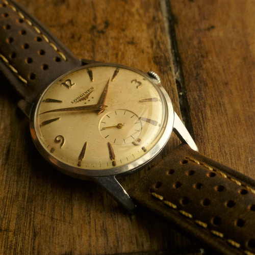 Imagen 4 de 6 de Longines 3 Estrellas Cuarentas Reloj Antiguo Retro 151221swt