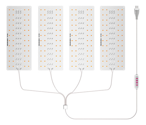 Iluminación Led De Cultivo Para Interiores, Placa Cuántica U