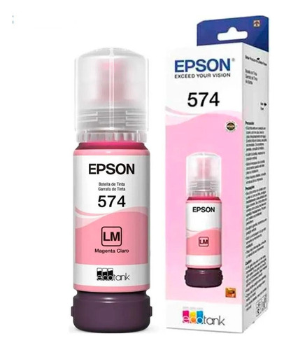 Botella De Tinta Epson T574 T574620-al Light Magenta