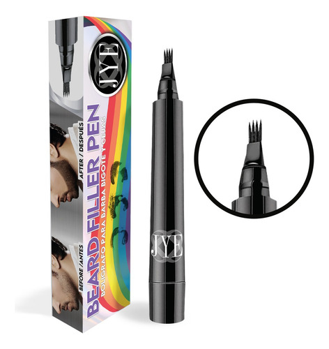 Bolígrafo Para Barba Bigote Cejas Solo Jye Versn Pride 10pza