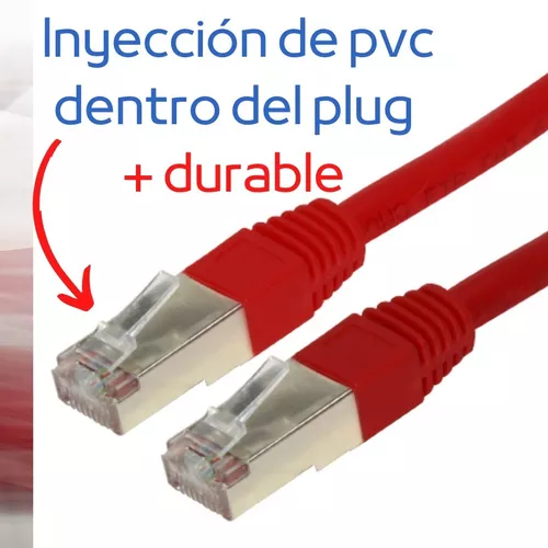 Cable De Red Para Internet Categoría 6 Utp 3 Metros Azul