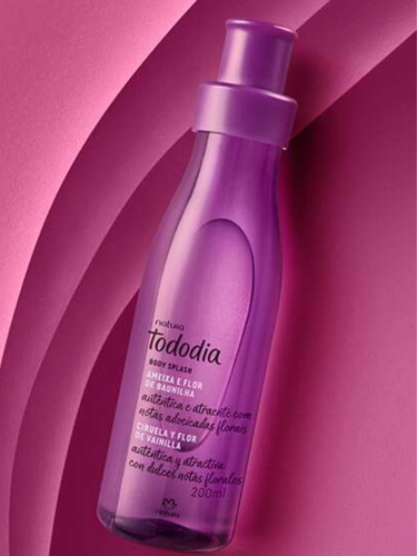 Natura Body Splash, Volumen Unitario De Ciruela Y Flor De Vainilla, 200 Ml