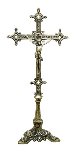 Cruz Processional Bronze Igrejas Capela Crucifixo Procissão