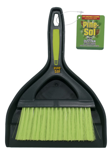 Juego De Mini Recogedor Y Cepillo Portátil Verde