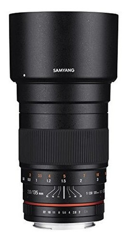 Samyang 135mm F - 2,0 Ed Umc Del Telefoto Para Canon Ef Cáma