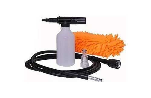 Hidrolavadora eléctrica Daewoo Eco DAX1130 naranja y negra de 1200W con 105bar de presión máxima 110V/240V - 50Hz/60Hz