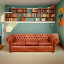 Comprar Sillon Chesterfield Sofa Chester De Cuero Vacuno Original