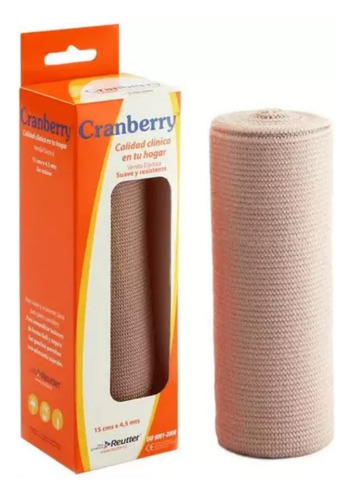 Venda Elástica Suave Y Resistente 15 Cms X 4.5 Mtrs