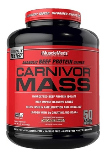 Carnivor Mass 5,99 Libras Beef Protein - Tienda Físcia