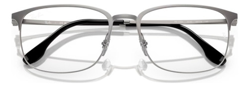 Lentes Ray Ban Rx6494 3135 Matte Oftalmico Color Matte Gunmetal On Gunmetal 3135