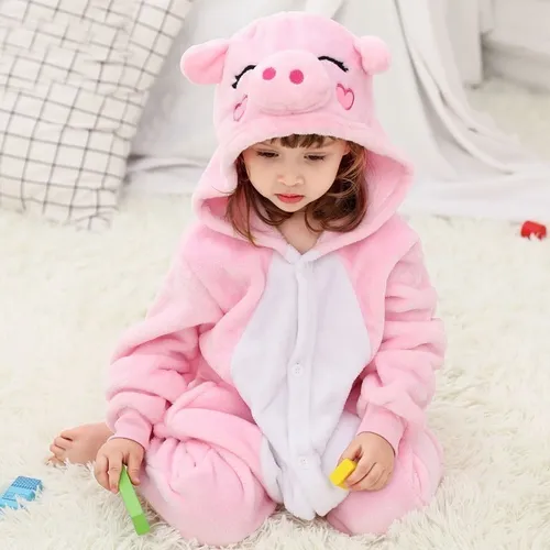 Kigurumi Puerquito Pijama Mameluco Disfraz Cosplay Ni a Cuotas
