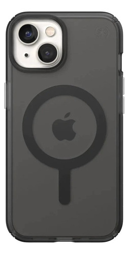 Funda Silicona iPhone 13 Negro Ahumado Dmax