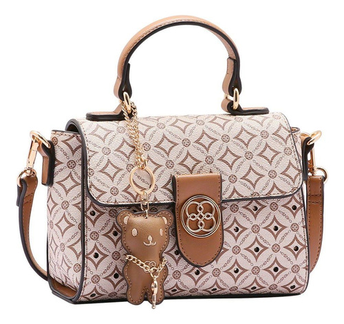 Bolsa Transversal Feminina Chenson 3484189 Urso Monograma