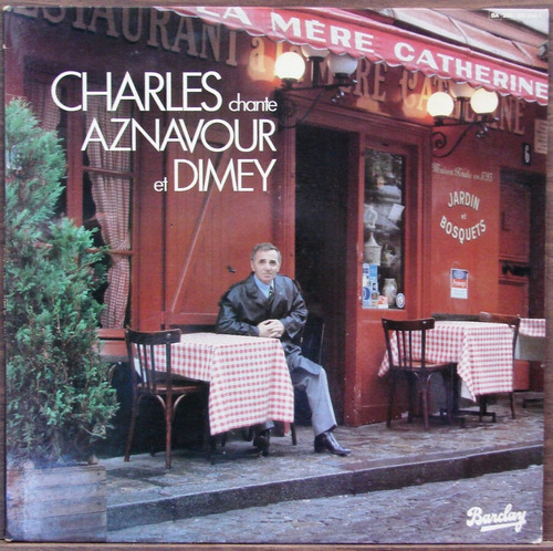 Charles Aznavour - Chante Azn.et Dimey - Lp Frances Año 1983