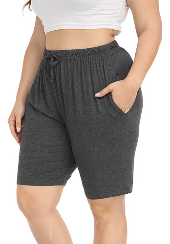 Cheapestbuy Bermudas De Talla Grande Para Mujer, Pantalones.