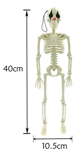 Minifigura De Esqueleto Pequeña De Plástico For Halloween (