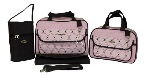 Imagem 1 de 1 de Kit 4 Bolsa Bebe Mala Maternidade Menina Menino Promoção Top