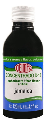 Concentrado De Jamaica 120ml Deiman, Color, Sabor Y Aroma