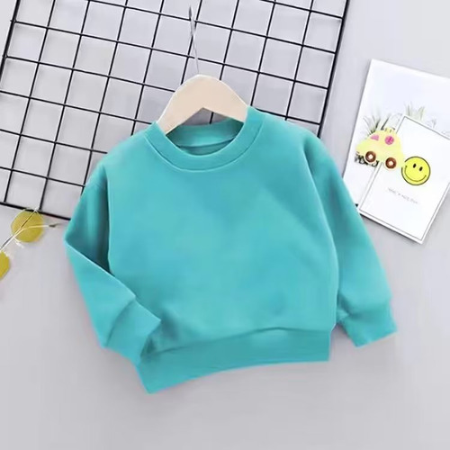 Sudadera Con Cuello Redondo Para Niños, Estilo Coreano, Primavera Y Otoño