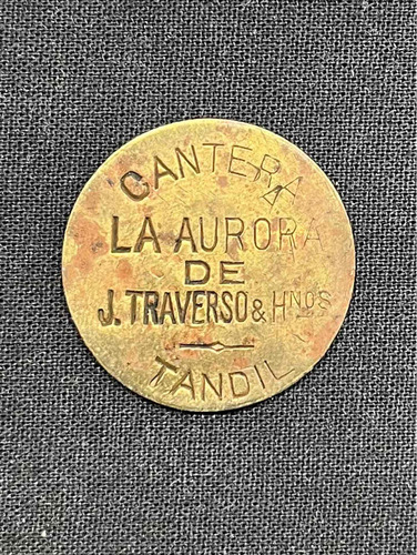 Imagen 2 de 4 de Ficha - Valor 1 - Tandil - Cantera - La Aurora - Punzonada