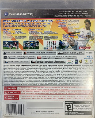 Pes 2014 Pro Evolution Soccer Ps3 Físico (Usado)