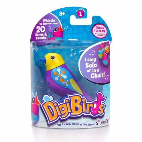 Digibirds Pack Simple Kreisel Original Pajaros Niñas