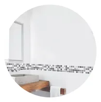 Comprar Avalon Vinilos Decorativos Guardas Baño Grises 120x10 Cm