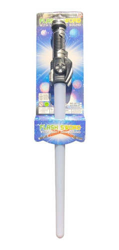 Espada De Luz Sable Tipo Espacial Star 45cm Juguete Niños Color Negro