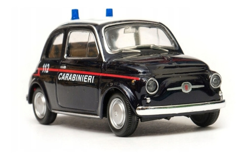 Auto De Colección Policía Fiat 500 Italia Carabinieri 1:36