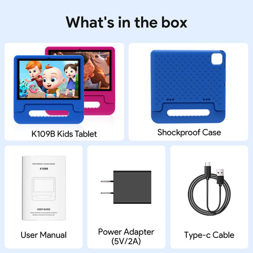 Tablet Infantil Apolosignage De 10.1 Pulgadas Con Android 13