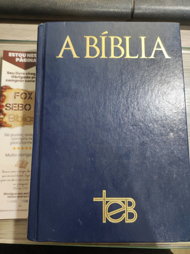 A Bíblia Tradução Ecumênica Teb Paulinas Loyola Usada Azul