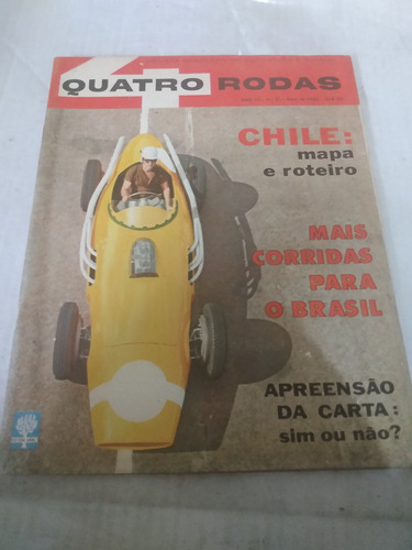 Revista Quatro Rodas N. 21 Abril De 1962