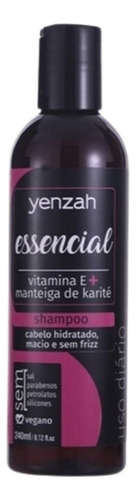 Shampoo Essencial Yenzah 240ml Manteiga De Karité Vitamina E