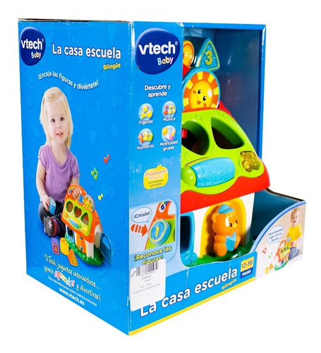 Imagen 3 de 4 de Casa De Aprendizaje De Figuras Para Bebe Con Luces Y Sonido