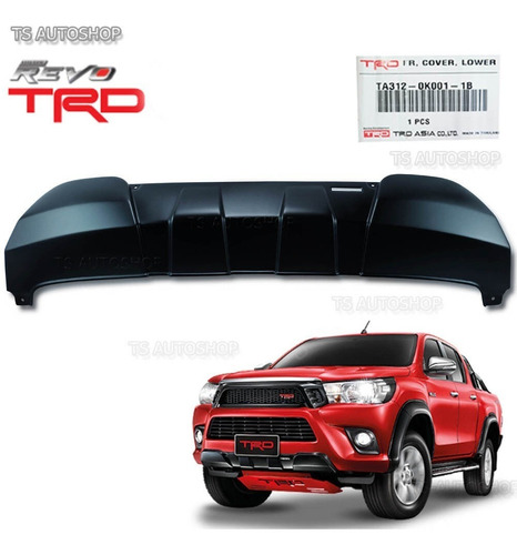 Protector Parachoque Toyota Hilux Revo Sr5 2015 2016 A28 Dia