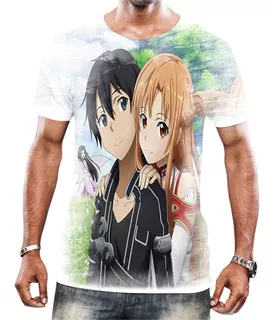 Camisa Camiseta Unissex Anime Sword Art Online Kirito 15