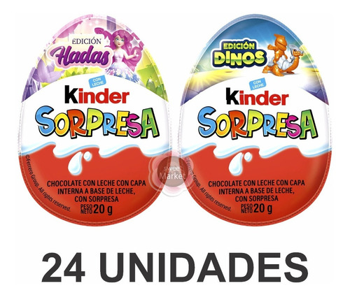 Huevo Kinder Sorpresa X24u - Oferta En Sweet Market