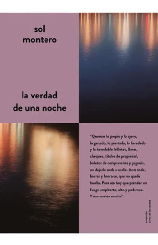 Libro La Verdad De Una Noche De Sol Montero