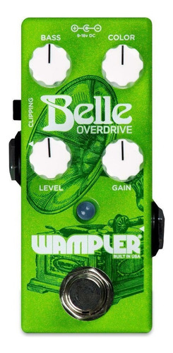 Pedal Wampler Belle Overdrive C/ -e & Cor Única