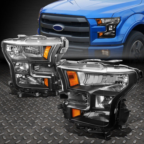 Faros  Izq.der,15-17 Ford F150 Black Housing 