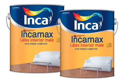 Pintura Látex Interior Lavable Incamax 20 + 20 Lts Inca