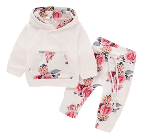 Sudadera R Para Recién Nacida, Bebé Niña, Con Capucha Floral