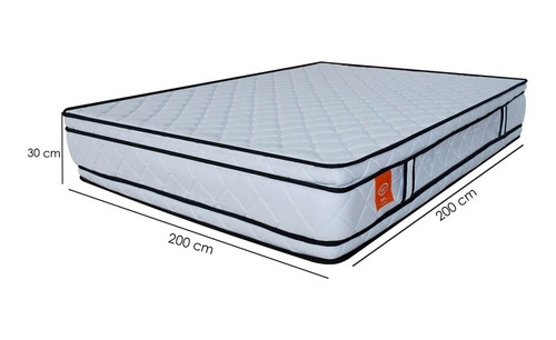 Imagen 5 de 5 de Colchón King Romance Relax Experience Spyral 200x200 Cm Colc