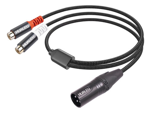 Cable De Conexión Divisor Xlr A 2 Rca Y De 1 Pie, Rca Hembra